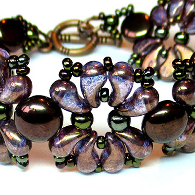 GBZOL0-VIOLETS - Zoliduo Violets Bracelet Pattern