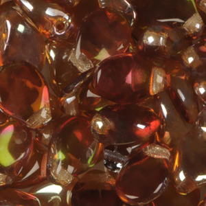 GBPIP-200 - Czech pips pressed beads - crystal venus