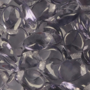 GBPIP-49 - Czech pips pressed beads - transparent tanzanite