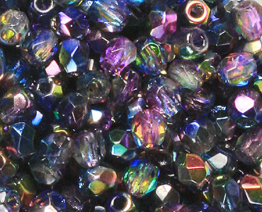 Category 6mm Czech Fire Polished Beads