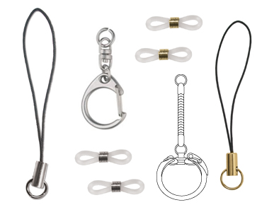 Category Key Rings, Mobile Phone Cords etc