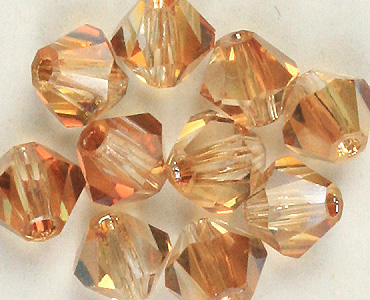 Category 6mm Czech Crystal Bicones - Suncuts