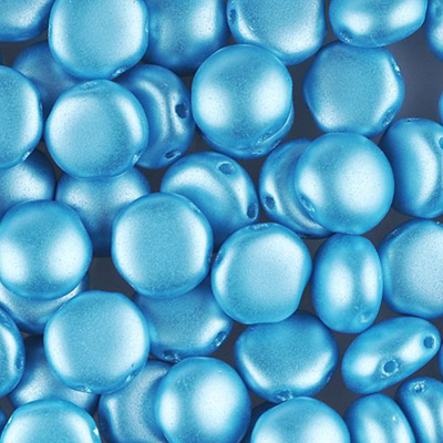 GBCDY06-333 Czech Candy Beads - pastel aqua