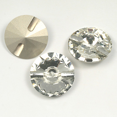 CRBUT14 CRY - Crystal Rivoli Buttons - crystal