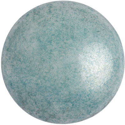 GCPP14-354 Cabochons par Puca - chalk blue lustre