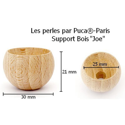 LPPP-WB-JOE - Wooden Base for Kira pin cushion - Joe cloche