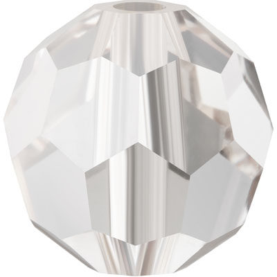 PCRFB06 CRY Preciosa crystal round facetted beads - crystal
