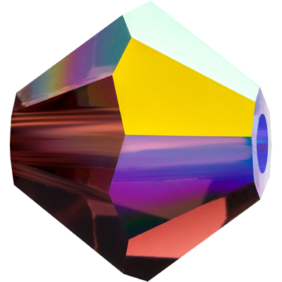 PCBIC06 PL AB 1 - Preciosa crystal bicones - AB colours 1