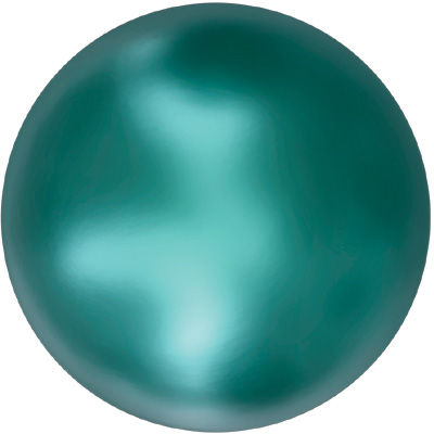 crystal iridescent Tahitian look pearl