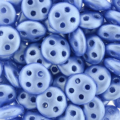 CMQL-326 CzechMates quadralentil beads - pastel sapphire