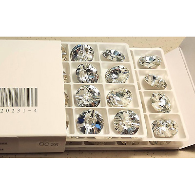 CRBUT10 CRY - Crystal Rivoli Buttons - crystal