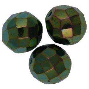 GBFP06 FC IRIS COLS - Czech fire-polished beads - iris colours