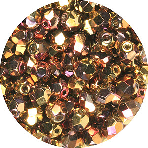 GBFP04 CALIF COLS - Czech fire-polished beads - California colours