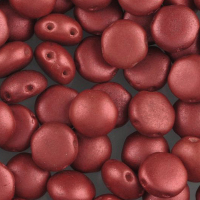 GBCDY08-245 Czech Candy Beads - lava matt metallic