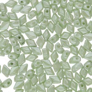 GBGDUOM-357 Mini Gemduos - chalk light green lustre