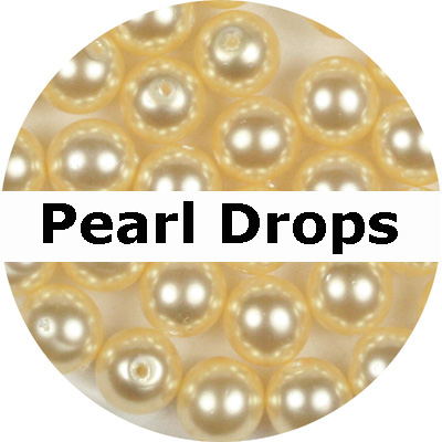 GPD15 - czech glass pearl drops