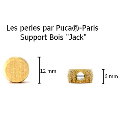 LPPP-WB-JACK - Wooden base for Lea Earrings & Bag Charms - Jack