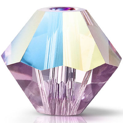 PCBIC06 PL GL 1 - Preciosa crystal bicones - glitter colours 1