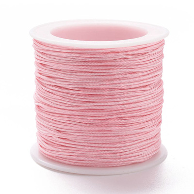 NBC-1 LTPNK Nylon bead cord - light pink