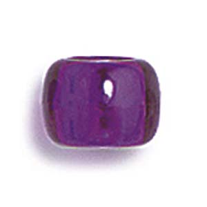 PB-BAR T - barrel pony beads - transparent single colours