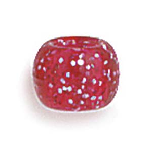 PB-BAR SP - barrel pony beads - sparkle single colours