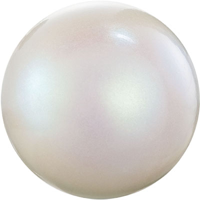 PCPRLR04 PCOLS - Preciosa Crystal Nacre Round Pearls - Pearlescent Colours