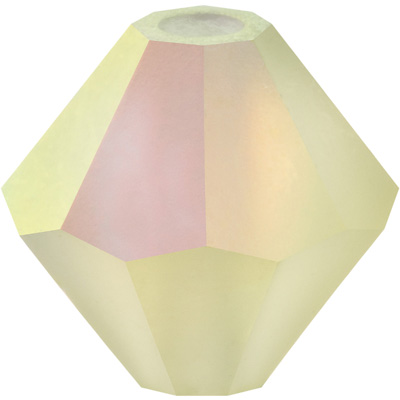 PCBIC04 S PL M AB 2 - Preciosa crystal bicones - plain matt AB colours 2 special order