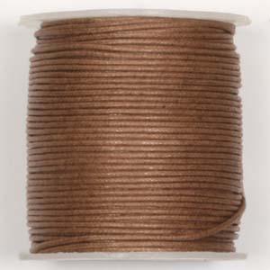 WCC-1 BRN waxed cotton cord - brown WCC-1 BRN waxed cotton cord - brown