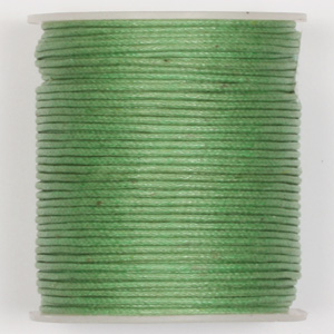 WCC-1 GRN waxed cotton cord - green WCC-1 GRN waxed cotton cord - green