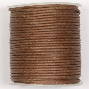 WCC-2 BRN waxed cotton cord - brown WCC-2 BRN waxed cotton cord - brown