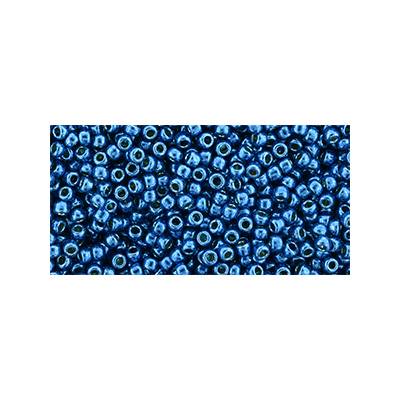 SB11JT-PF584 Toho size 11 seed beads - permanent finish galvanized Turkish blue