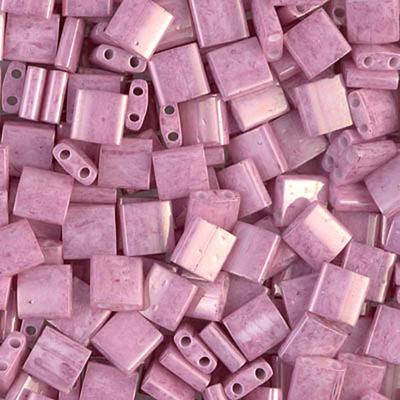 TL599 Miyuki Tila Beads - opaque antique rose lustre TL599 Miyuki Tila Beads - opaque antique rose lustre